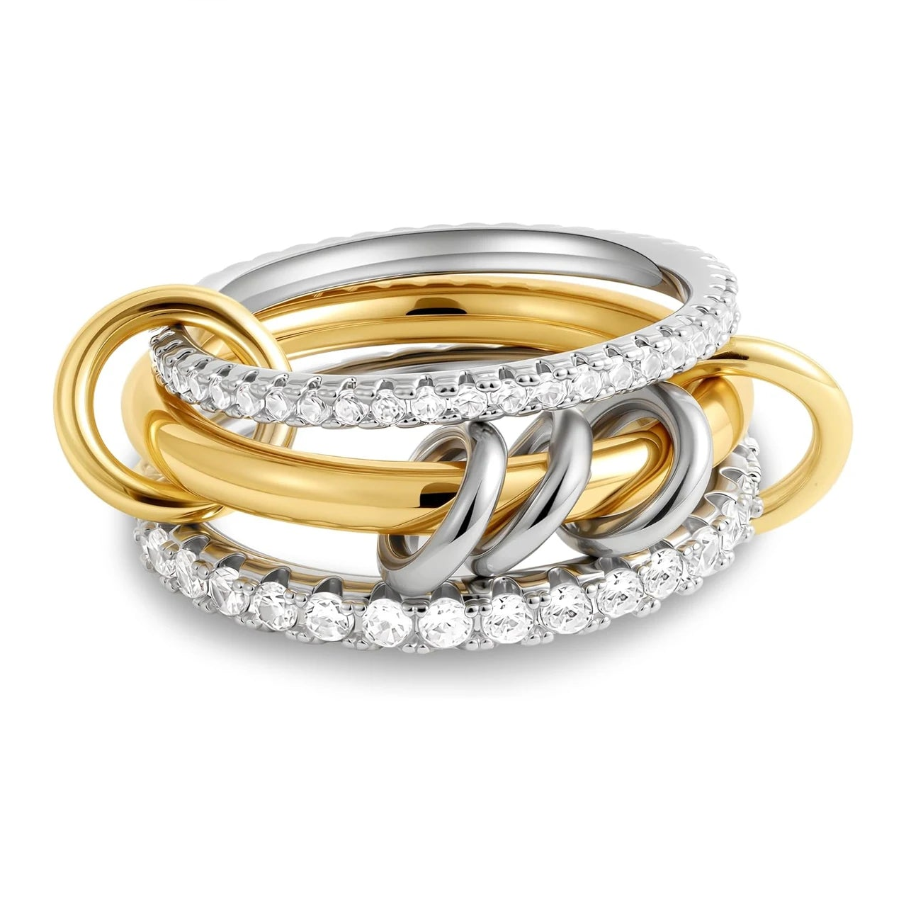 Attractive Ring. 18k Gold PL.