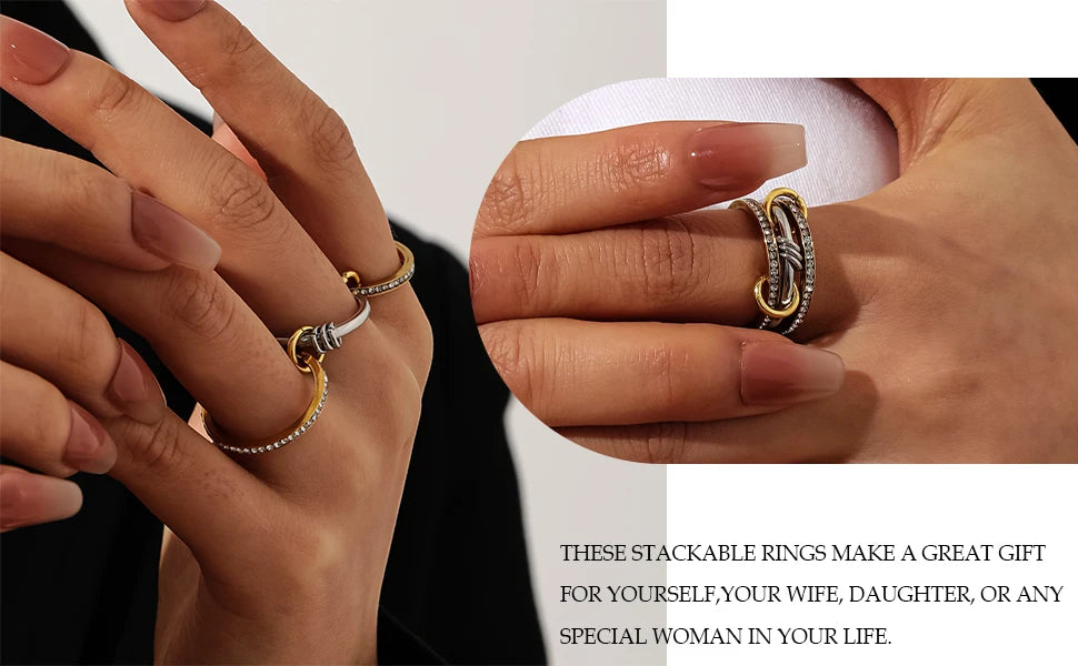 Attractive Ring. 18k Gold PL.