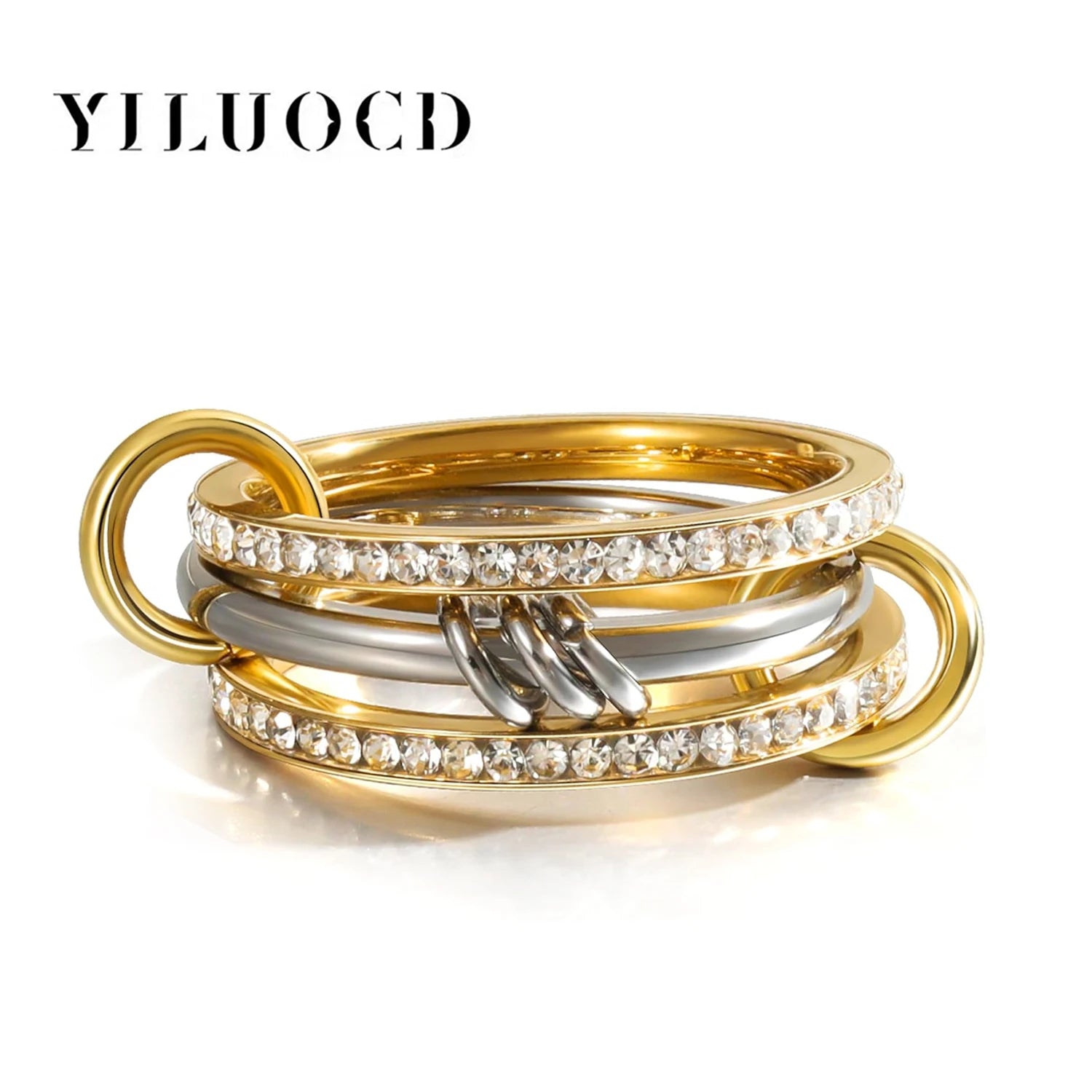 Attractive Ring. 18k Gold PL.